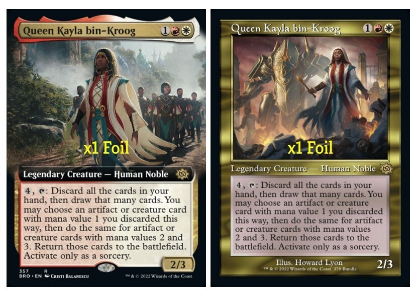MTG The Brothers' War BRO Queen Kayla bin-Kroog MINT (SELECT) | eBay