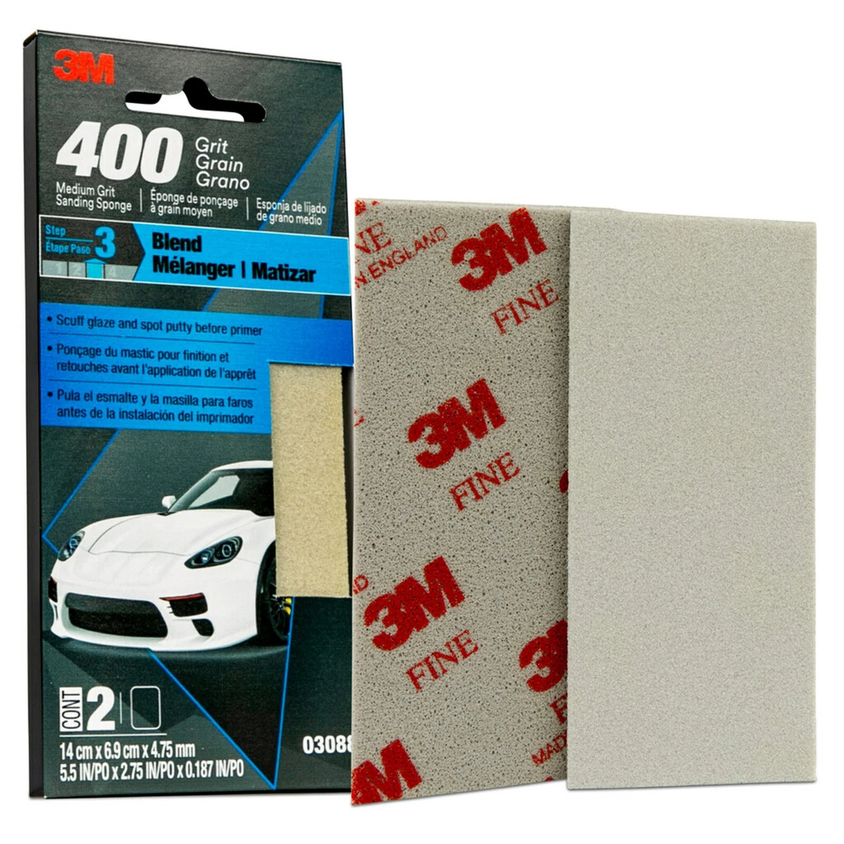 3m fine sanding sponge cheap grit