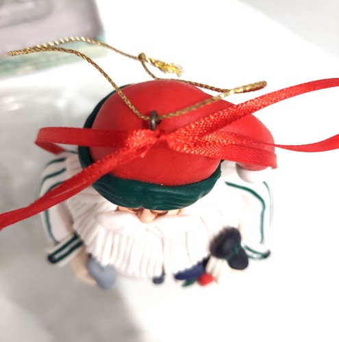 NEU Weihnachtsmann Weihnachtsschmuck handgefertigt Glitzer mundgeblasenes Glas + Geschenkbox - Bild 6 von 6