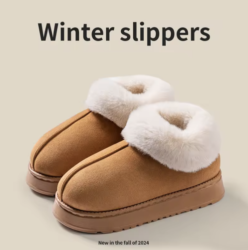 Slippers Fluffy Booties Womens Fur House Shoes Winter Ankle Indoor Plush 20% OFF - Picture 16 of 29