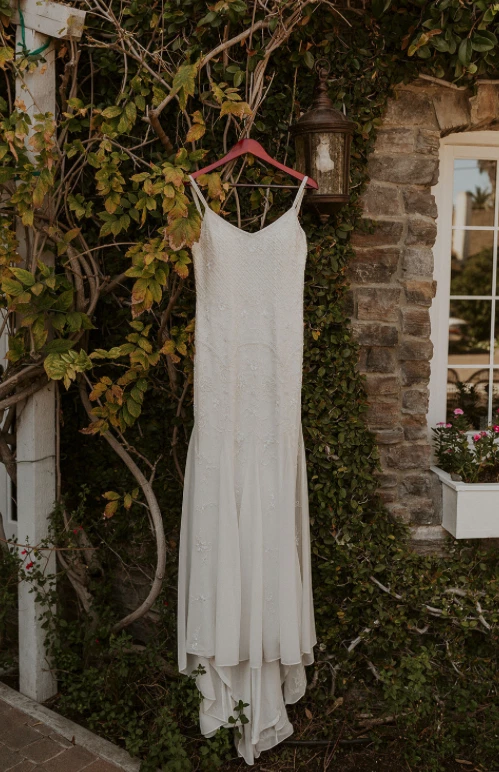 Riki Dalal Joan Illusion V-Neck Long-Sleeve Lace Wedding Gown with  Swarovski Crystal Belt | Anthropologie