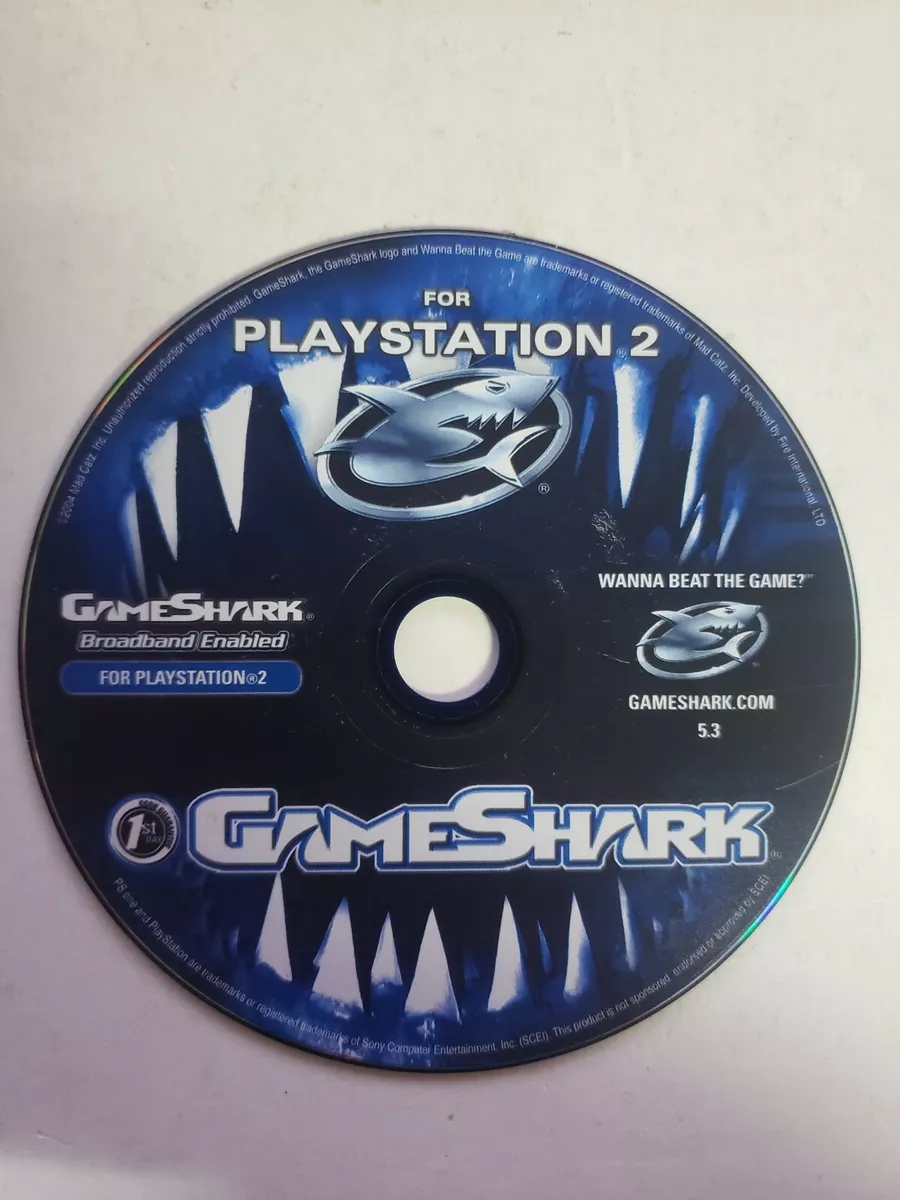 GameShark Game Codes for PlayStation 2 Broadband Enabled