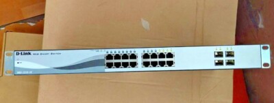 1PC D-Link DGS-1210-16 Port Gigabit Smart Managed Layer 2 Business Switches-NEW
