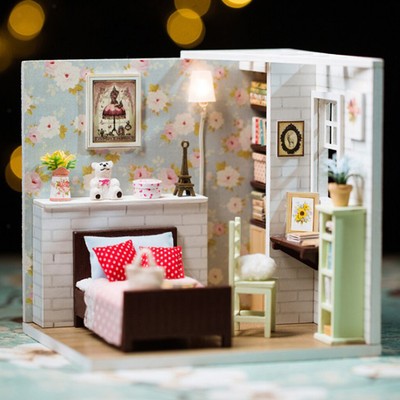 diy miniature doll bedroom