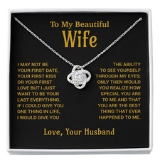 To My Wife Necklace, Christmas Gifts For Women, Anniversary Gift For Wife