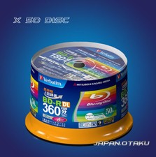 50 x Disc Verbatim BD-R DL 50GB x6 Write Speed Blu-ray disc Sealed From Japan