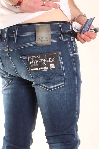 Jeans Replay M914Y 661 WI4 009 basso nuovo - Foto 6 di 6