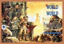 1991 Phantasy Star III Genesis Guide Part 1 Original Ad / Retro Wall Art v1