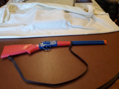 GONHER #98 WINCHESTER BLUE/RED CAP GUN RIFLE 8 Barrel Castalla Spain