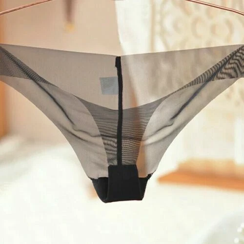 Tanga Senza Cuciture Donna Con Stampa Girasole - Mutandine Invisibili Morbide In Poliestere Ed Elastan (Taglie XS-XL)