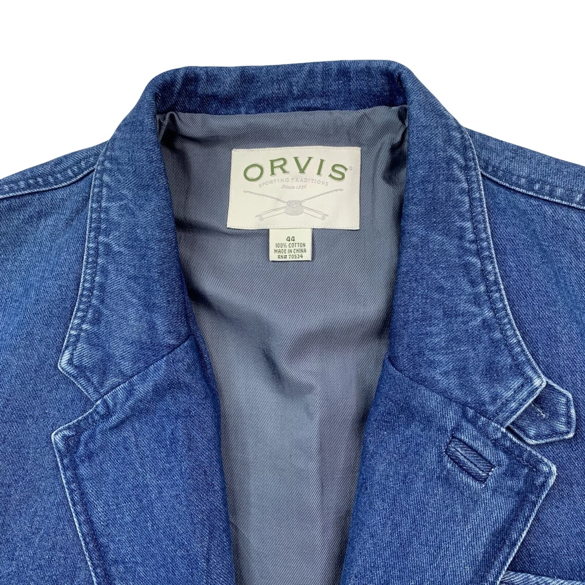 Orvis washed top casual sport coat