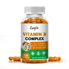 Vitamin B-12 Complex Vitamins B1, B2, B3, B5, B6, B8 & B12, Energy, Metabolism