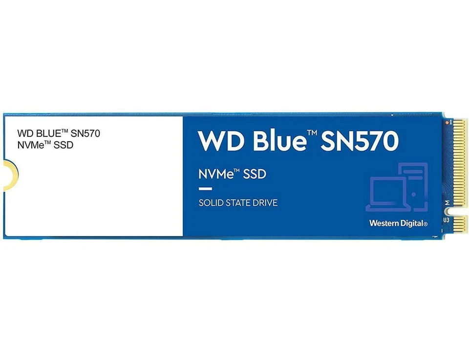 NEW!!! WDS100T3B0C WD BLUE SN570 NVME SSD 1 TB INTERNAL PCIe M.2 2280 3500 MB/S - Image 3 of 4