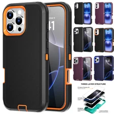 AICase For iPhone 16 Pro Max 16 Plus 16 Case Heavy Duty Shockproof 3-Layer Cover