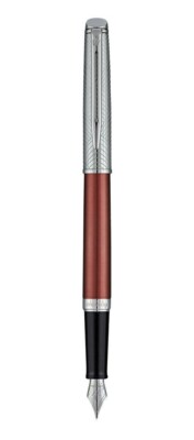 Waterman  Hemisphere Fountain Pen La Privee Rose Cuivre & Silver M Pt New In Box