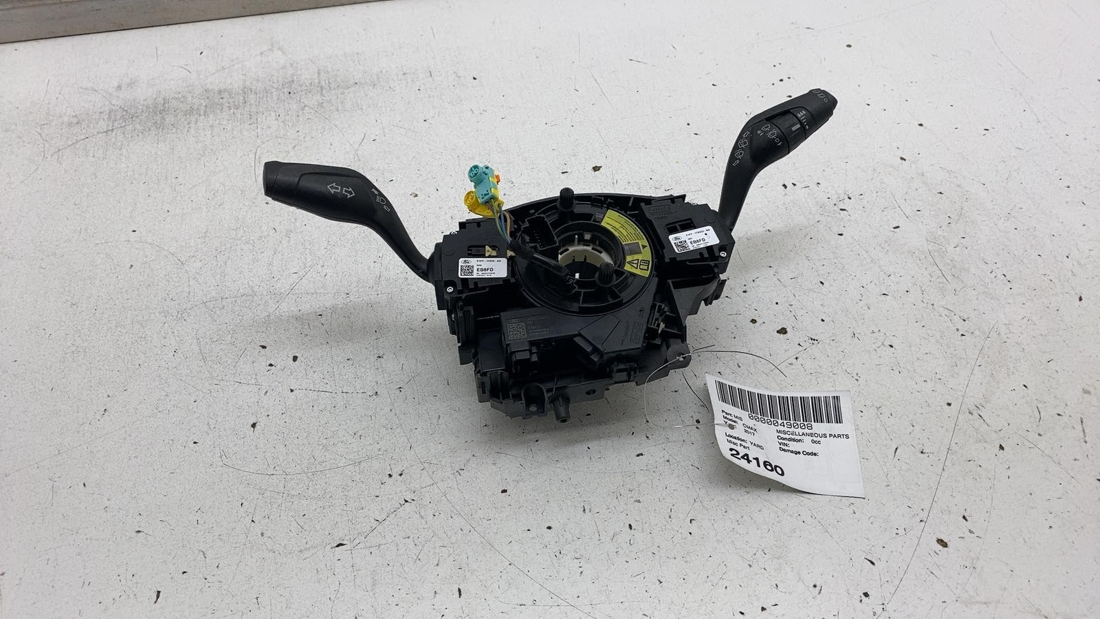 2017-2018 Ford C-Max Steering Column Clockspring Wiper Turn Signal Lever Replacement