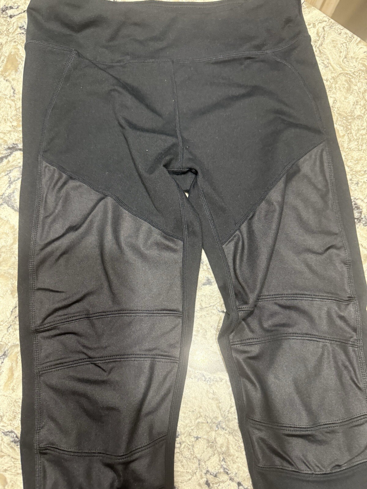 Fabletics Black Perforated Sync Seamless High-Wai… - image 3
