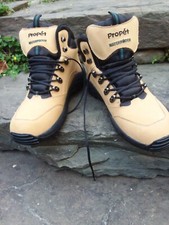 Propet Women's Boots Wheat And Black Size 10m (b), W3689, Leather Upper Sealtex