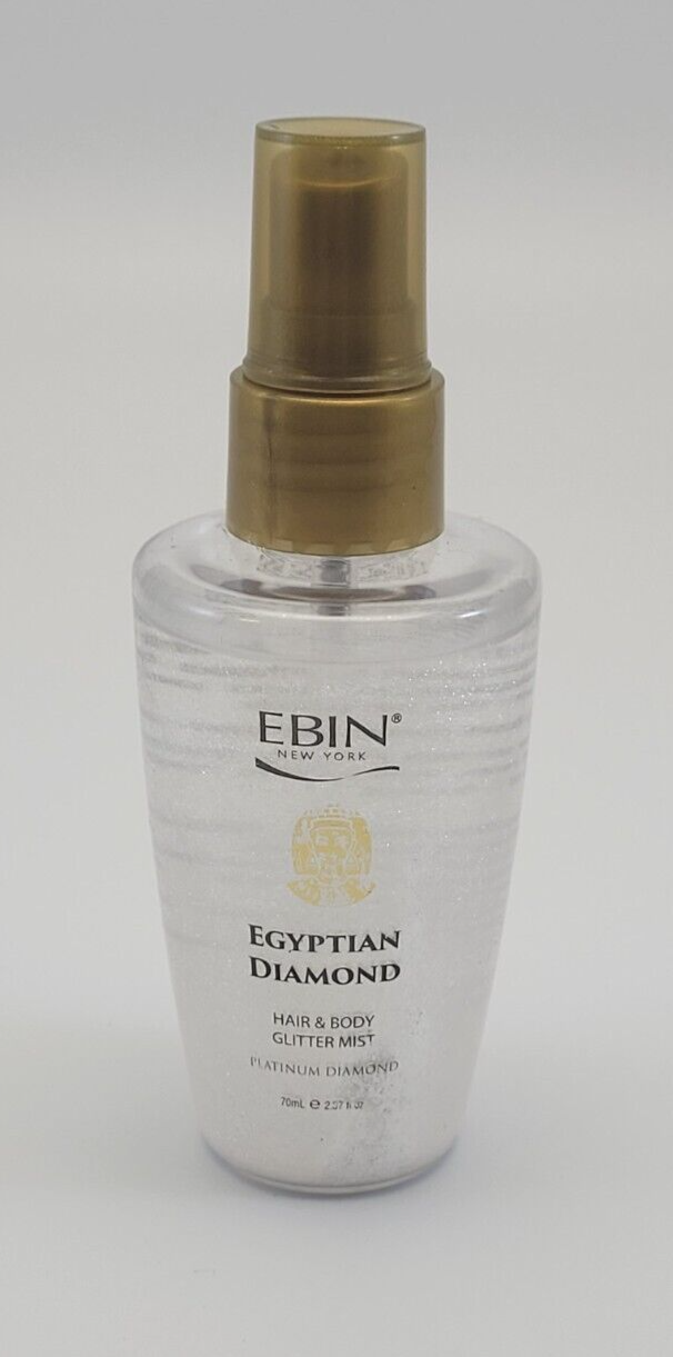 Ebin Egyptian Diamond Hair & Body Glitter Mist Spray Platinum Diamond