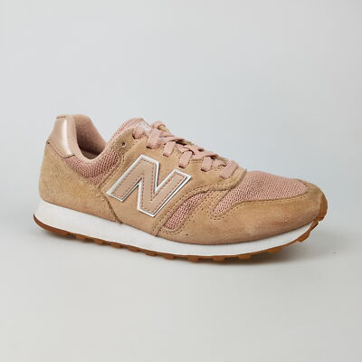 Women's NEW BALANCE '373' Sz 6.5 US Runners Shoes Pink Suede | 3+ Extra 10% Off