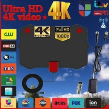 5000 Mile Range Ultra HD 4K Video TV Antenna Digital HD Antenna Indoor HDTV 