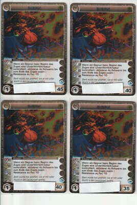  4 X CHAOTIC - FOIL - ZENITH OF THE HIVE - BEER - RARE 55/100 GERMAN - 2
