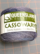Queensland Collection Yarn, Cassowary, Pacific Sky, 3.52oz, 380yrds #1 Superfine