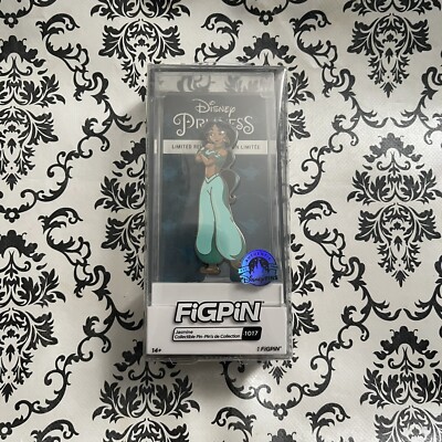 FiGPiN Jasmine Disney Princess | Aladdin #227 3'' Hard Case Collector Rare Pin