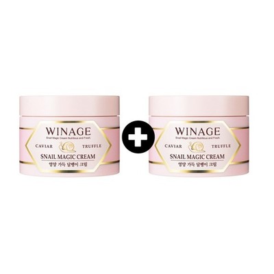 Coreana WINAGE Snail Magic Cream 100ml (3.38oz) x 2ea K-Beauty
