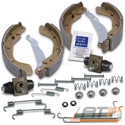 SATZ TROMMEL BREMSBACKEN + ZUBEHÖR + RADBREMSZYLINDER FÜR OPEL ASTRA F CORSA C - Bild 1 von 4