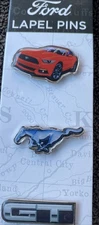 Ford Lapel Pins, Lot Of 3 Mustang Gt