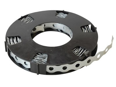 Forgefix - Contractors Galvanised Fixing Band Medium Duty 17mm x 0.7 x 10m Box 1