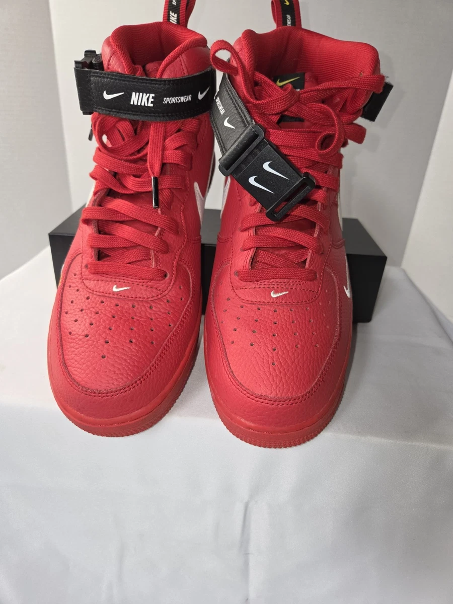 Nike Air Force 1 Mid Red for Sale | Authenticity Guaranteed | eBay