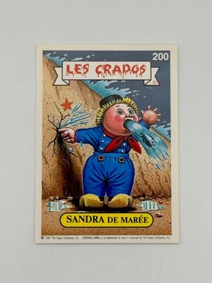 1988 Topps Garbage Pail Kids Les Crados 2 #200 DAM DAN - Sandra De Maree