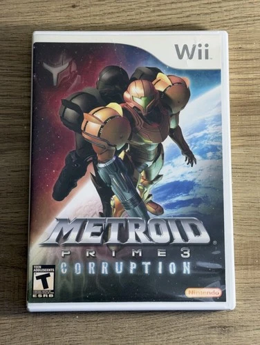 Metroid Prime 3 Corruption - Nintendo Wii - Game And Manual - Tested