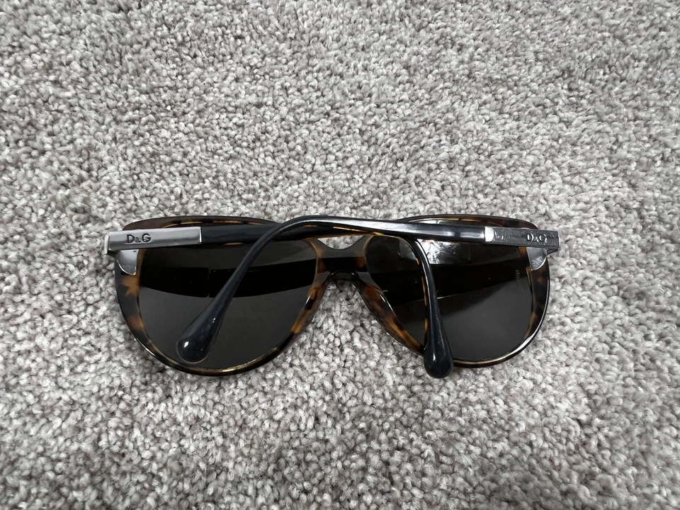Gafas de sol Dolce & Gabbana D&G 3079 para mujer marrón tortuga 57 mm estuche de gran tamaño Foto 3 de 4