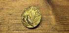 COOL VINTAGE CIVIL WAR ERA METAL CLOTHING BUTTON EMBOSSED BIRDS
