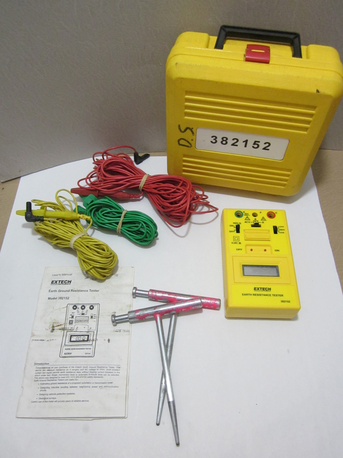 Extech 382152 Digital Earth Resistance Tester