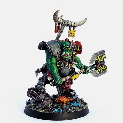 Warhammer 40.000 / 40k   Ork Bigboss (Armageddon)   Evil Sunz   ungespielt