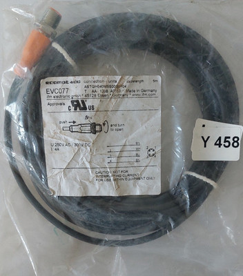 M12 Sensorleitung Anschlusskabel gerade 5m Stecker - ifm electronic EVC077