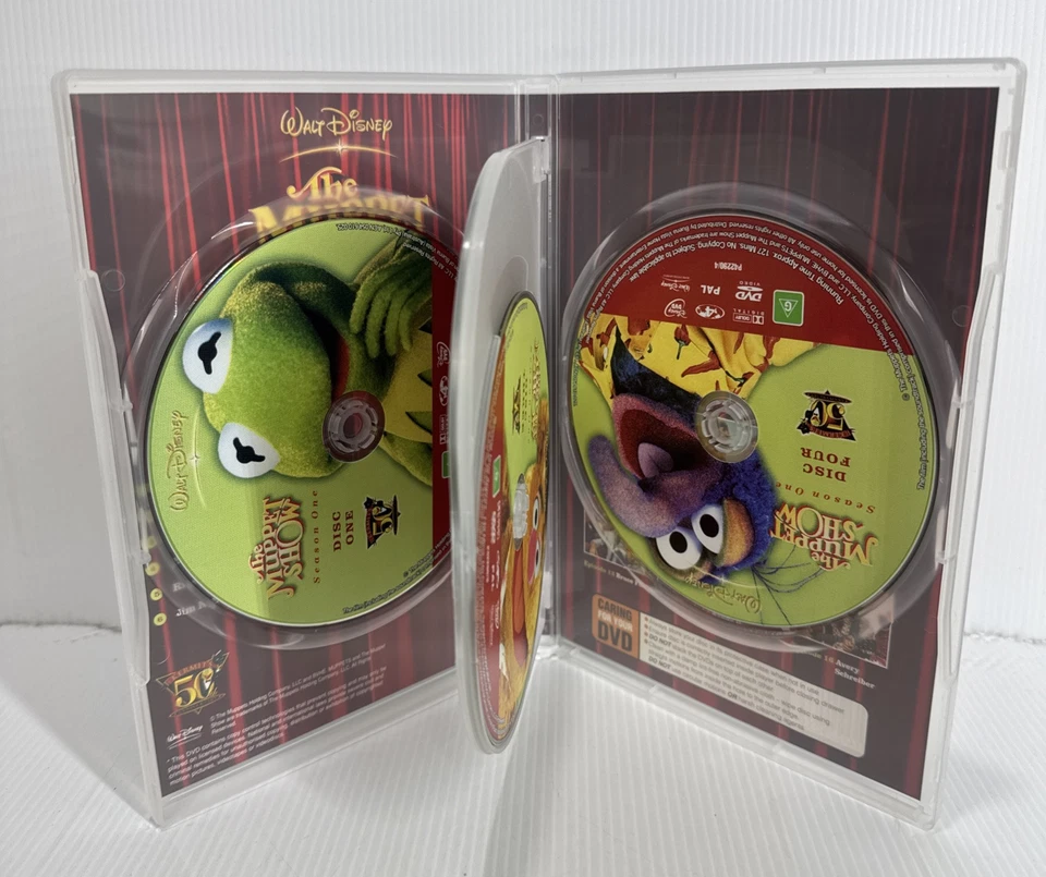 The Muppet Show Season 1 Special Edition DVD 4 Disc Set PAL Region 4 Kermit Frog - Image 3 of 4