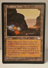 Mtg 🔮🔮 Gemstone Mine 🔮🔮 Weatherlight Regular 🌟NM🌟 Magic The Gathering