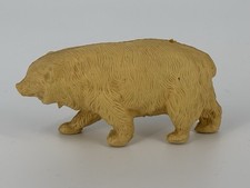 Vintage White Celluloid Plastic Polar Bear Toy 4.5 c1940 s