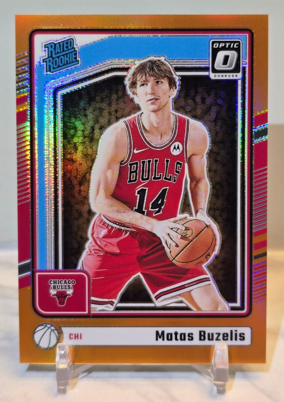 2024-25 Donruss Optic Rated Rookie #271  MATAS BUZELIS RC Orange Prizm /175 SSP