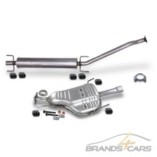 ATEC SCHALLDÄMPFER SCHALLDÄMPFERSET FÜR OPEL ASTRA G Cabrio / Coupe 1.6 1.8 2.2