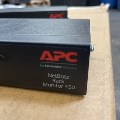 APC NetBotz NBRK0450 Rack Monitor with Power Supply - Black