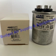 ProParts/Jard 45+5uf 370/440VAC Dual Run Capacitor, Round (12788) PPS545440RD