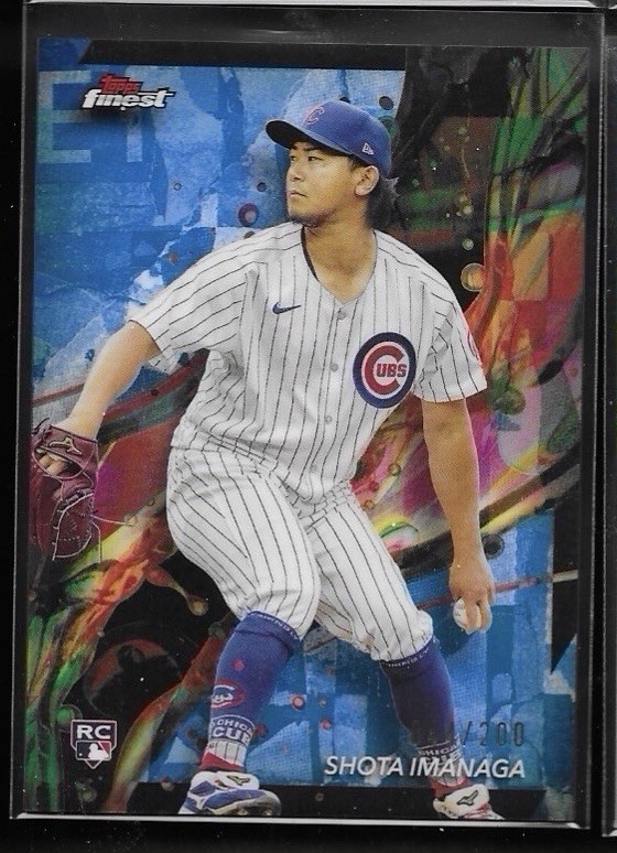 2024 Topps Finest Baseball Shota Imanaga Common Blue Refractor /200 #45