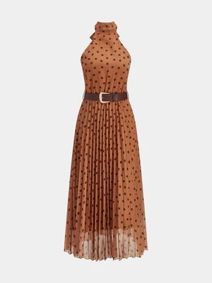 slim fit dress slacks Zara One Shoulder Midi Dress - Olive Palm main image 0