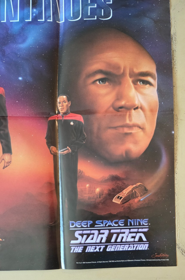 Star Trek Next Generation/Deep Space Nine Voyage Continues Promo Poster ...